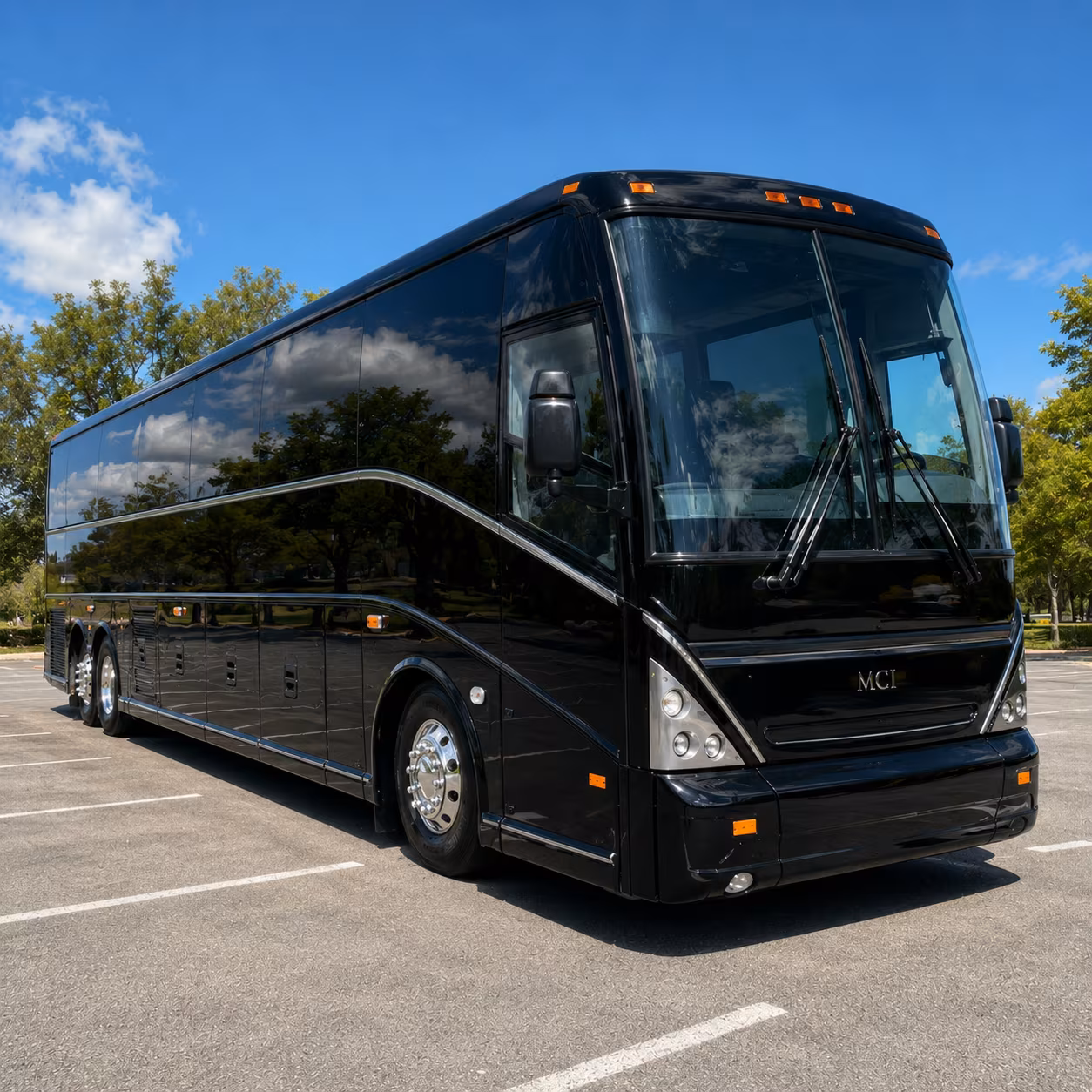 choose a charter bus for a full day through forest park