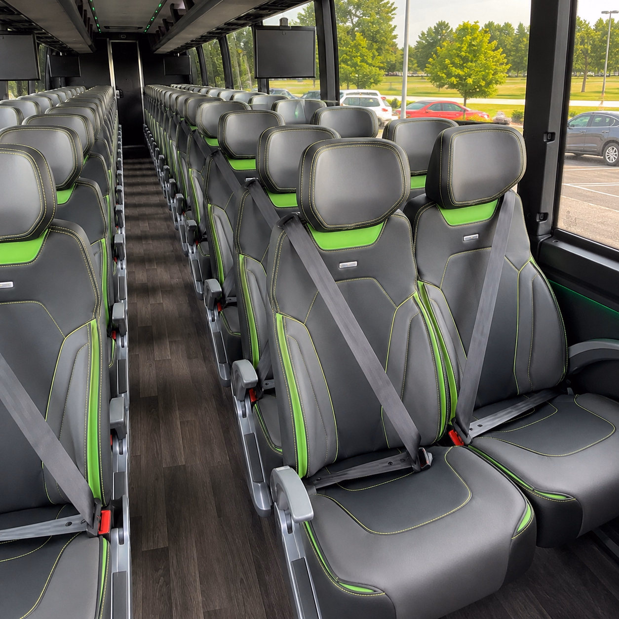 st louis charter bus interior