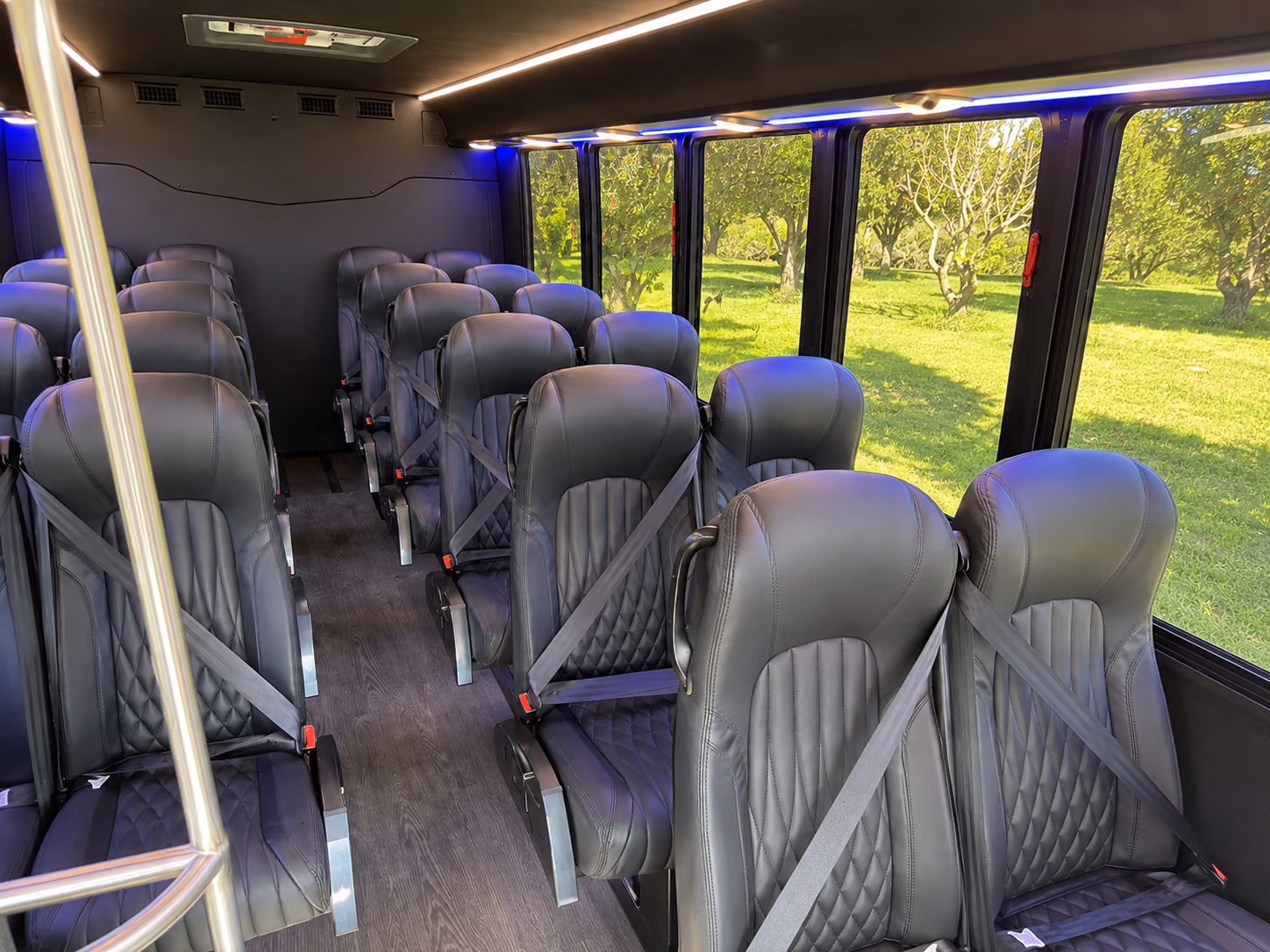 st louis long distance transportation onboard seating